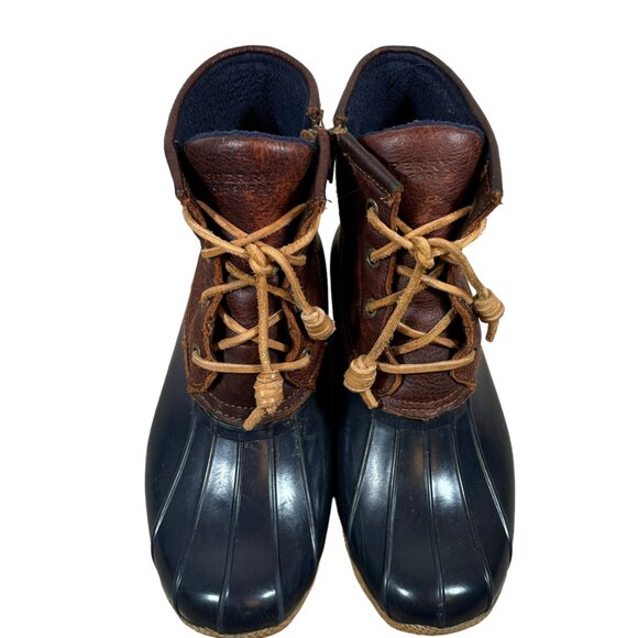 Sperry Top Sider Brown Leather Duck Boots - Picture 4 of 9